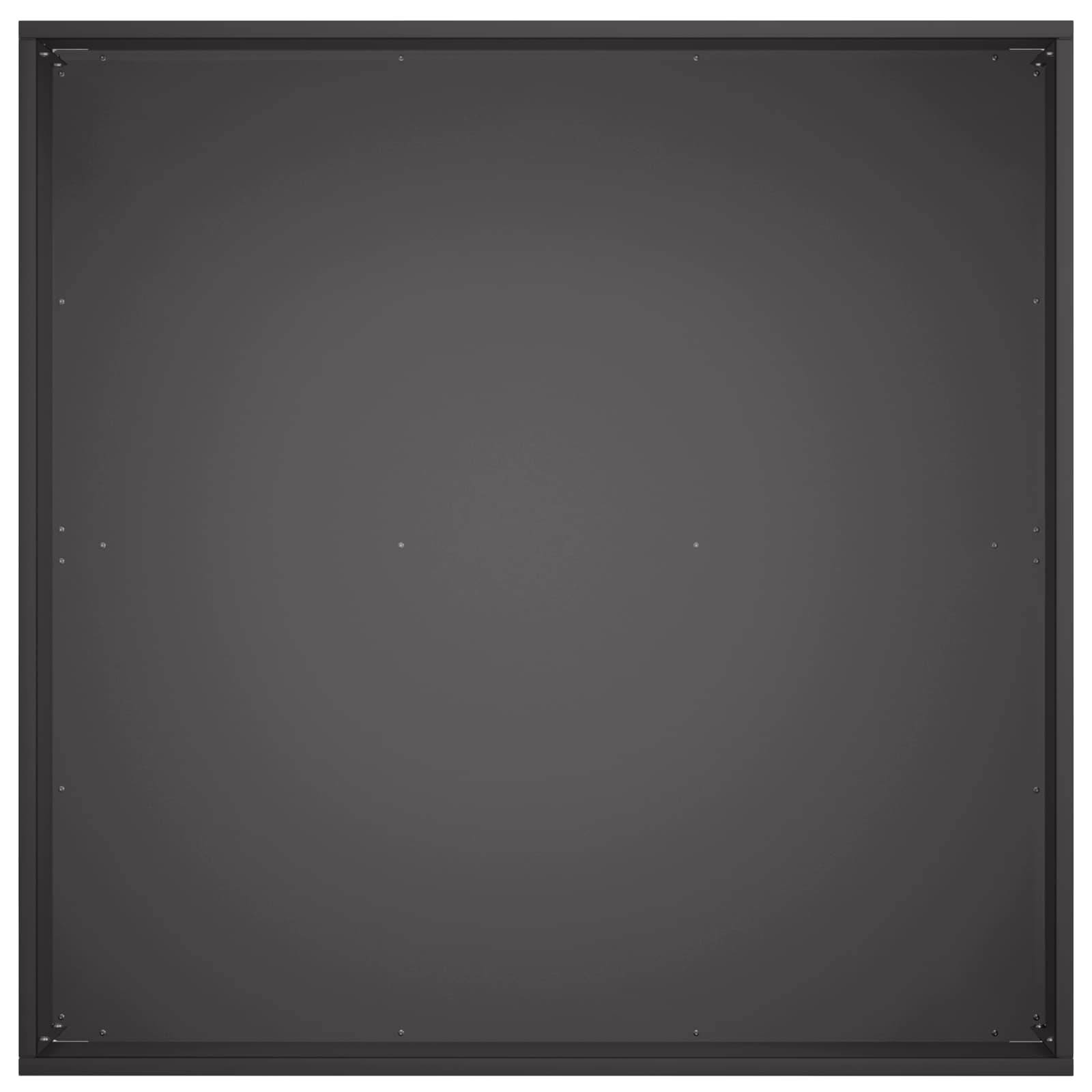 vidaXL Garten-Pflanzgefäß Schwarz 40 x 40 x 20 cm Kaltgewalzter Stahl