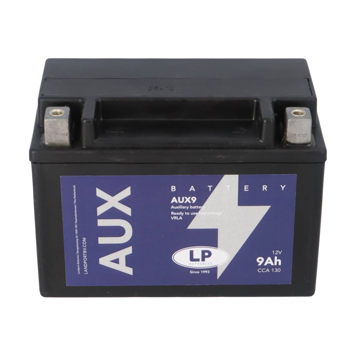 Landport AGM AUX9 12V 9Ah Stützbatterie | Ersatz für Varta 509106013