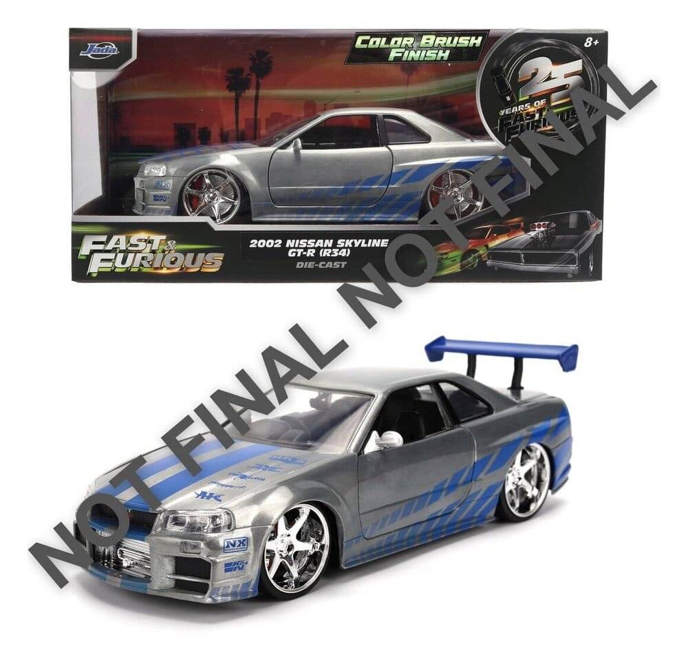 Jada Fast & Furious Anniv. 1:24 Nissan Skyline 9336818314R00