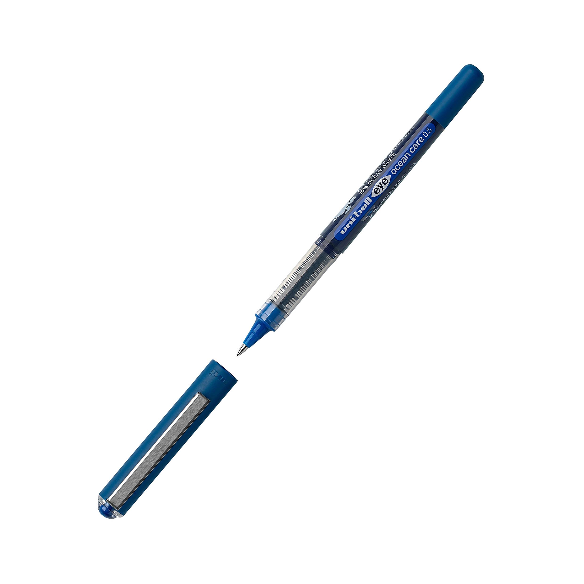 uni-ball UB150ROP B uni-ball Tintenroller eye ocean care 0.5, blau