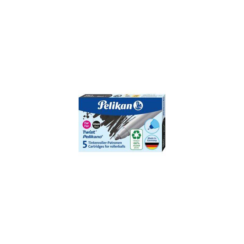 Pelikan 300010005 Tintenroller-Patronen eco für Pelikano/Twist