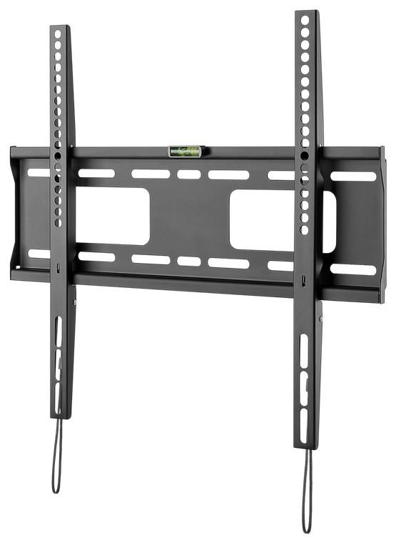 12x Goobay 49890 Pro TV-Wandhalterung Pro FIXED (M), Schwarz - Halterung für Fernseher von 32 bis 55 Zoll (81-140 cm) bis 50 kg