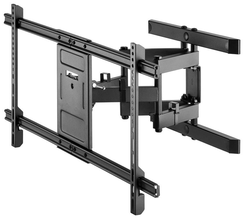 Goobay 49746 Pro TV-Wandhalterung Pro FULLMOTION (XL), Schwarz - Halterung für Fernseher von 43 bis 100 Zoll (109-254 cm), vollbeweglich (schwenkbar