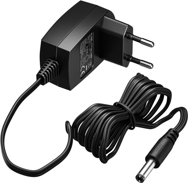 Goobay 64982 5-V-Netzteil (5 W / 1,0 A), schwarz, 1.8 m - mit DC-Stecker 5,5 mm x 2,1 mm