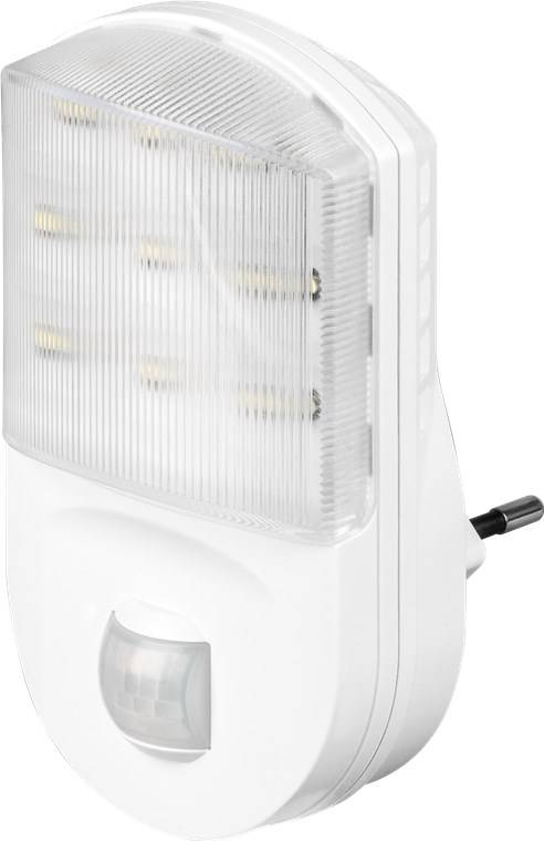 25x Goobay 96500 LED-Nachtlicht mit Bewegungsmelder, Weiß - kaltweiß (6500 K), 120°-Erfassung, 5 m Reichweite, für innen (IP20)