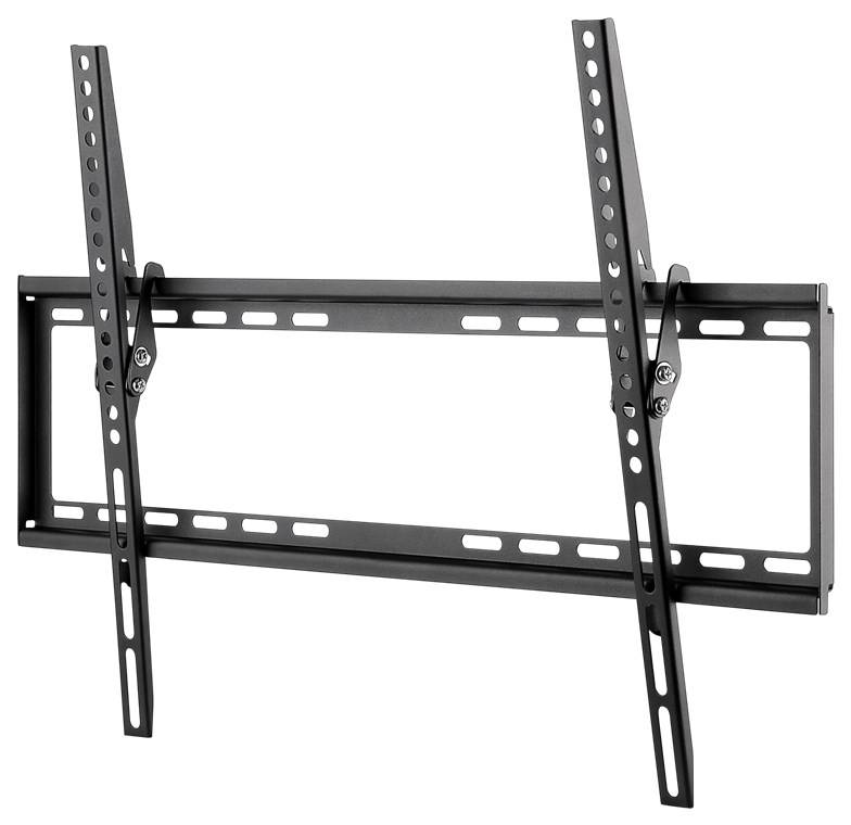 14x Goobay 49741 Basic TV-Wandhalterung Basic TILT (L), Schwarz - Halterung für Fernseher von 37 bis 70 Zoll (94-178 cm), neigbar bis 35 kg