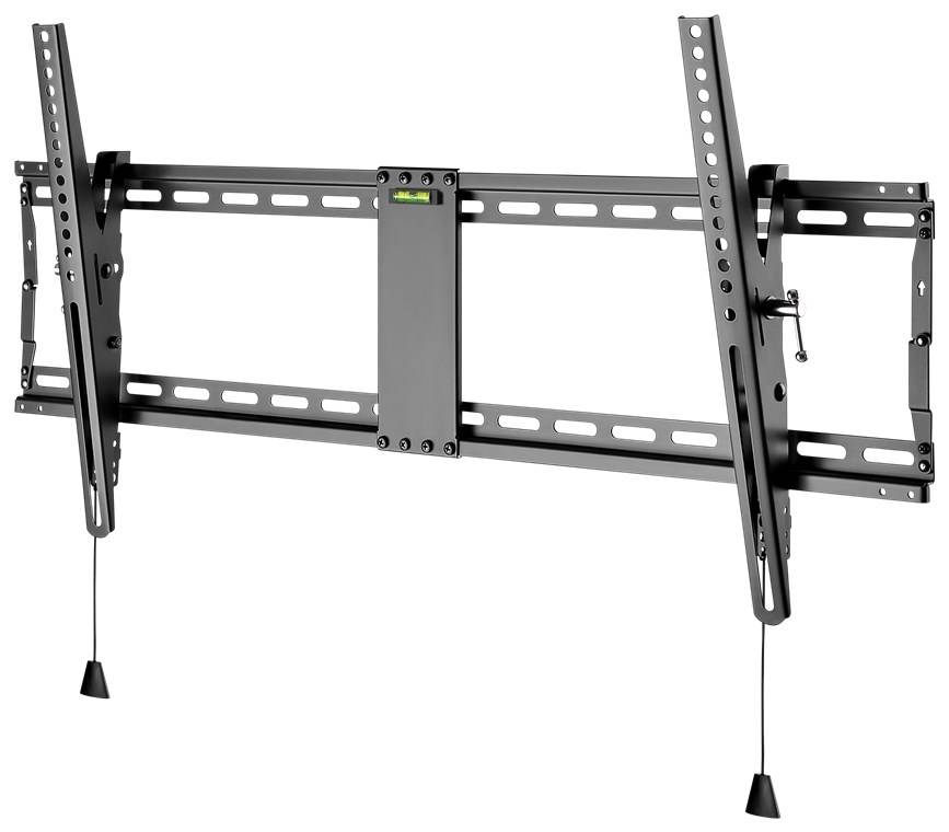 6x Goobay 49930 Pro TV-Wandhalterung Pro TILT (XL), Schwarz - Halterung für Fernseher von 43 bis 100 Zoll (109-254 cm), neigbar bis 70 kg