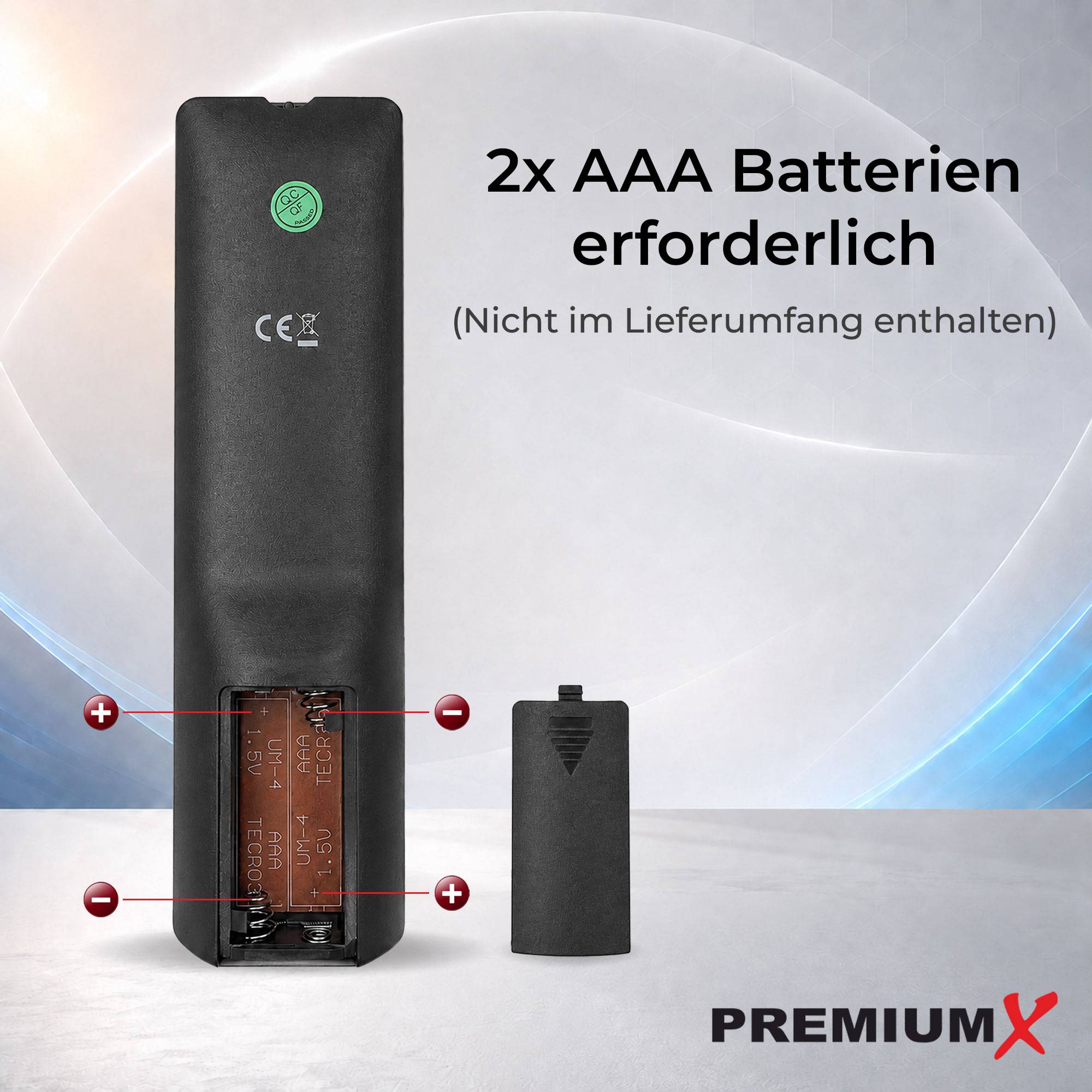 PremiumX Original Fernbedienung für HD 221S FTA - Ersatzfernbedienung für PremiumX Mini Sat Receiver