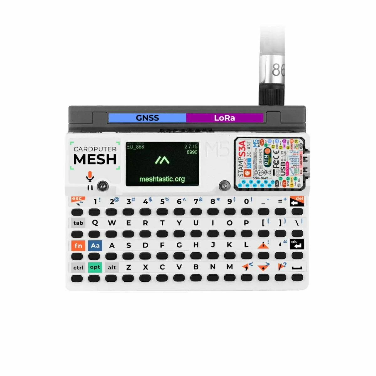 M5Stack Cardputer, ESP32-S3, programmierbarer Taschencomputer mit Tastatur & Display - Auswahl: Cardputer Mesh Kit