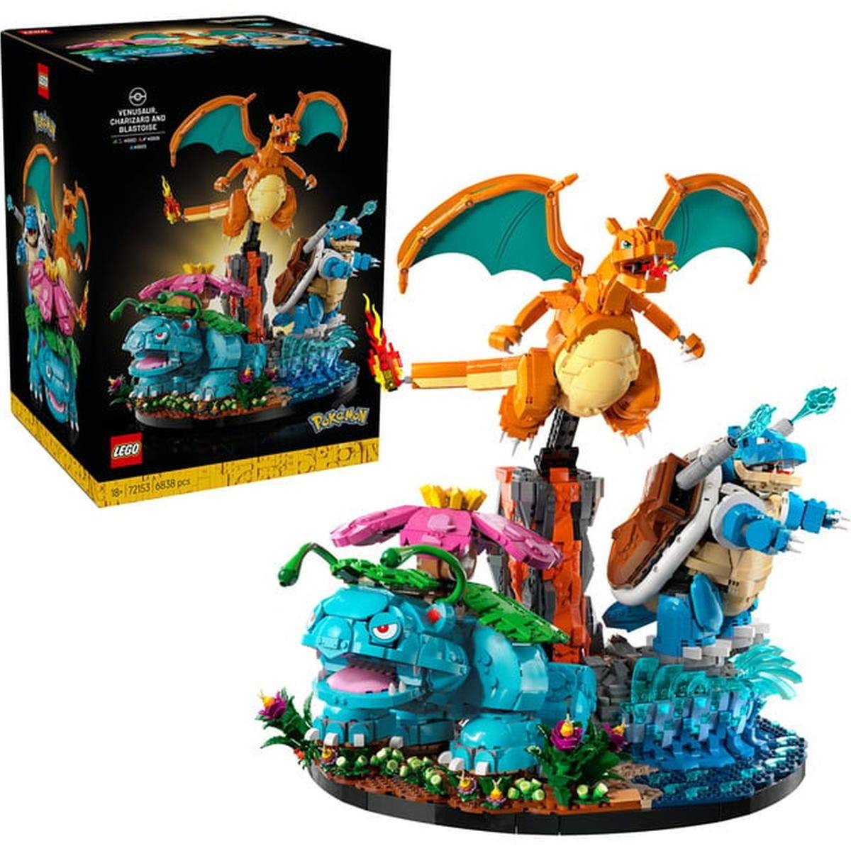 LEGO Pokémon - Bisaflor, Glurak und Turtok (72153)