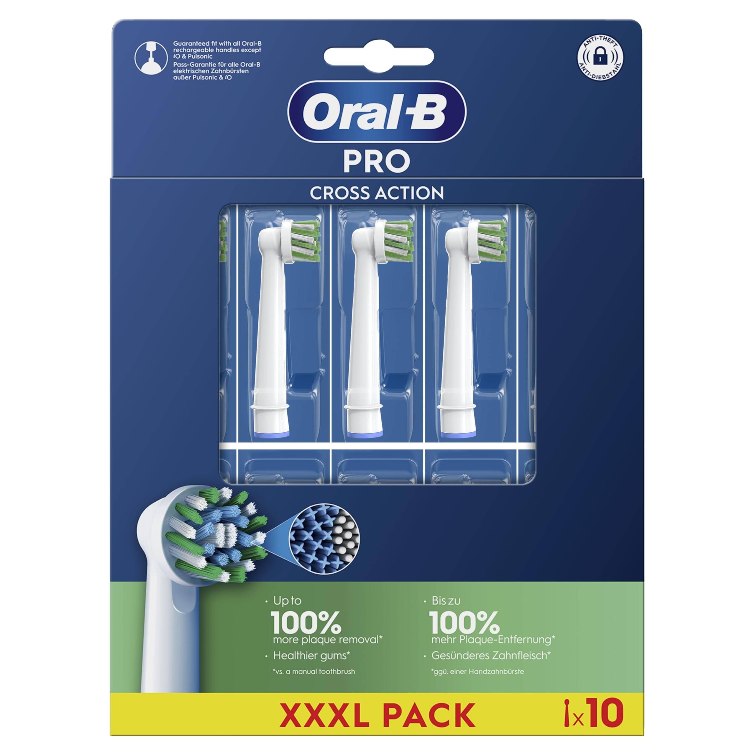 Oral-B Pro Cross Action Aufsteckbürsten 10er