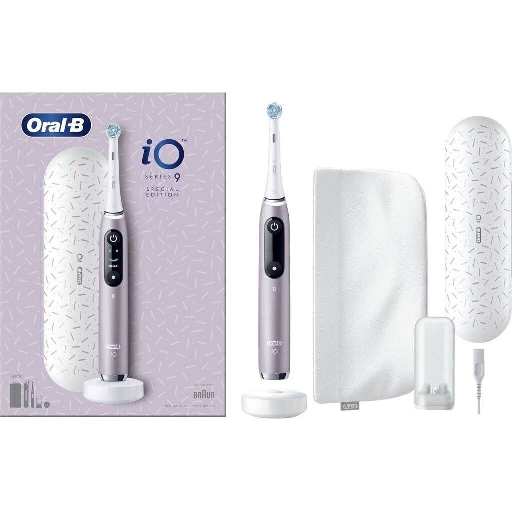 Oral-B iO Series 9 elektrische Zahnbürste quarz rosa Special Edition
