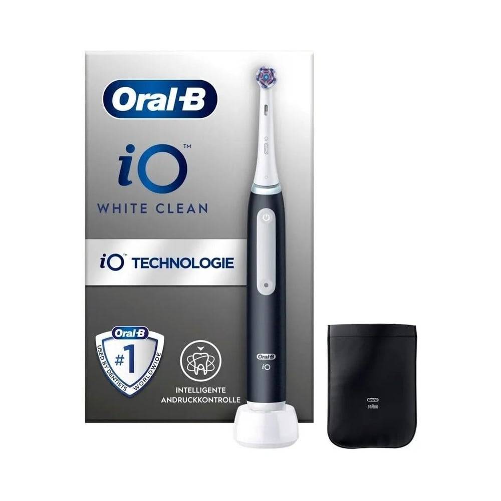 Oral-B iO White Clean elektrische Zahnbürste schwarz