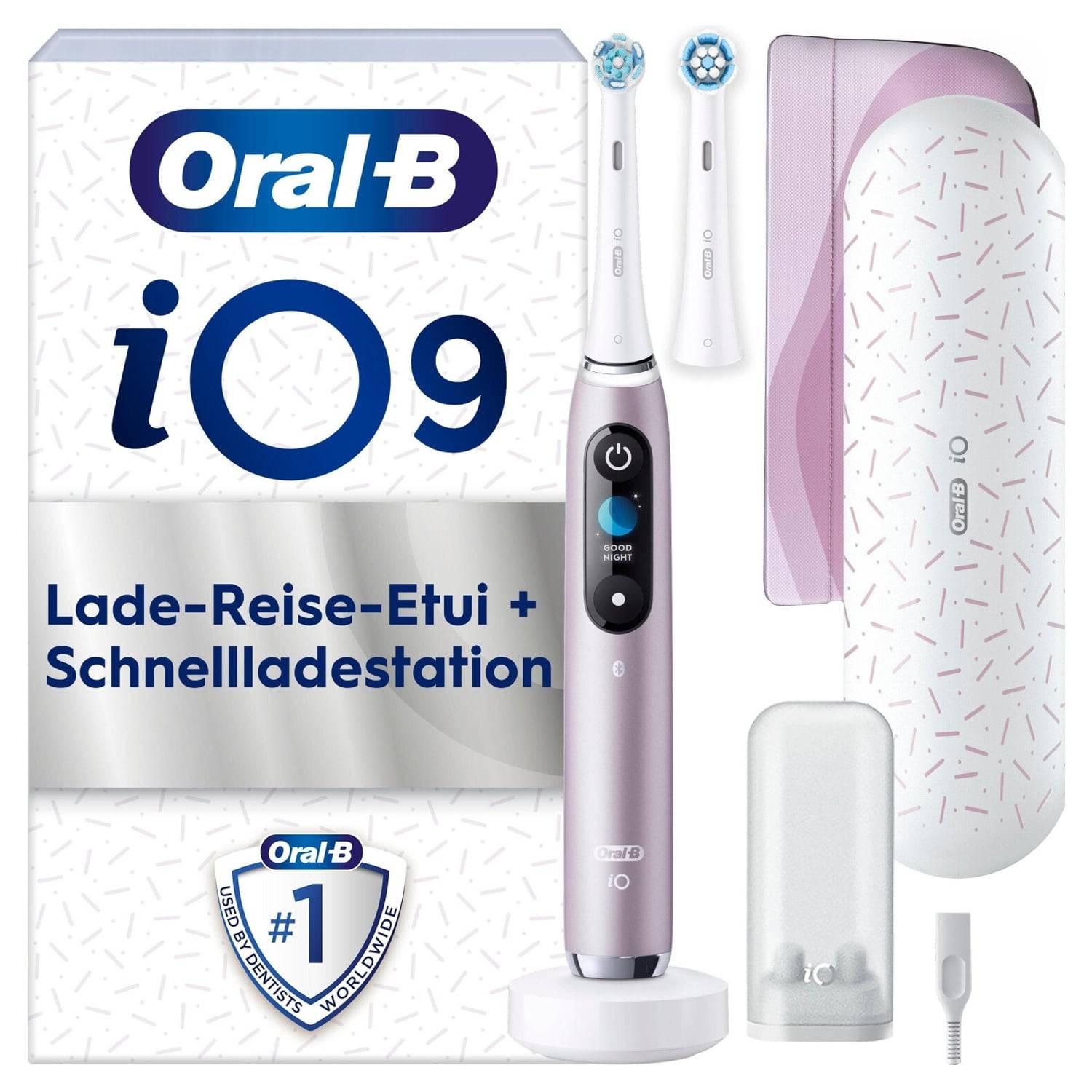 Oral-B iO Series 9 Luxe Edition elektrische Zahnbürste rose quartz