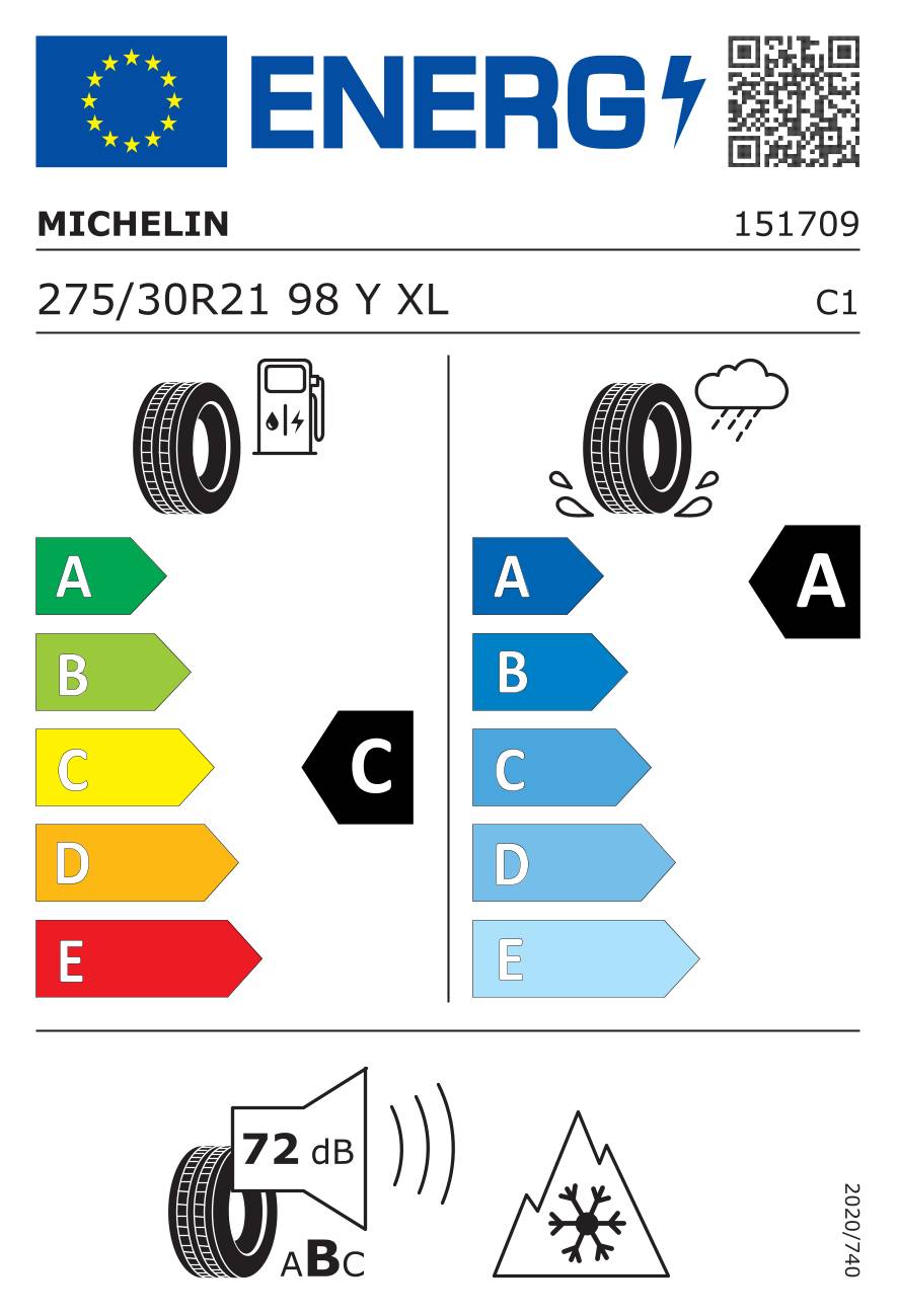 Michelin CrossClimate 3 Sport ( 275/30 R21 98Y XL EV Suitable )