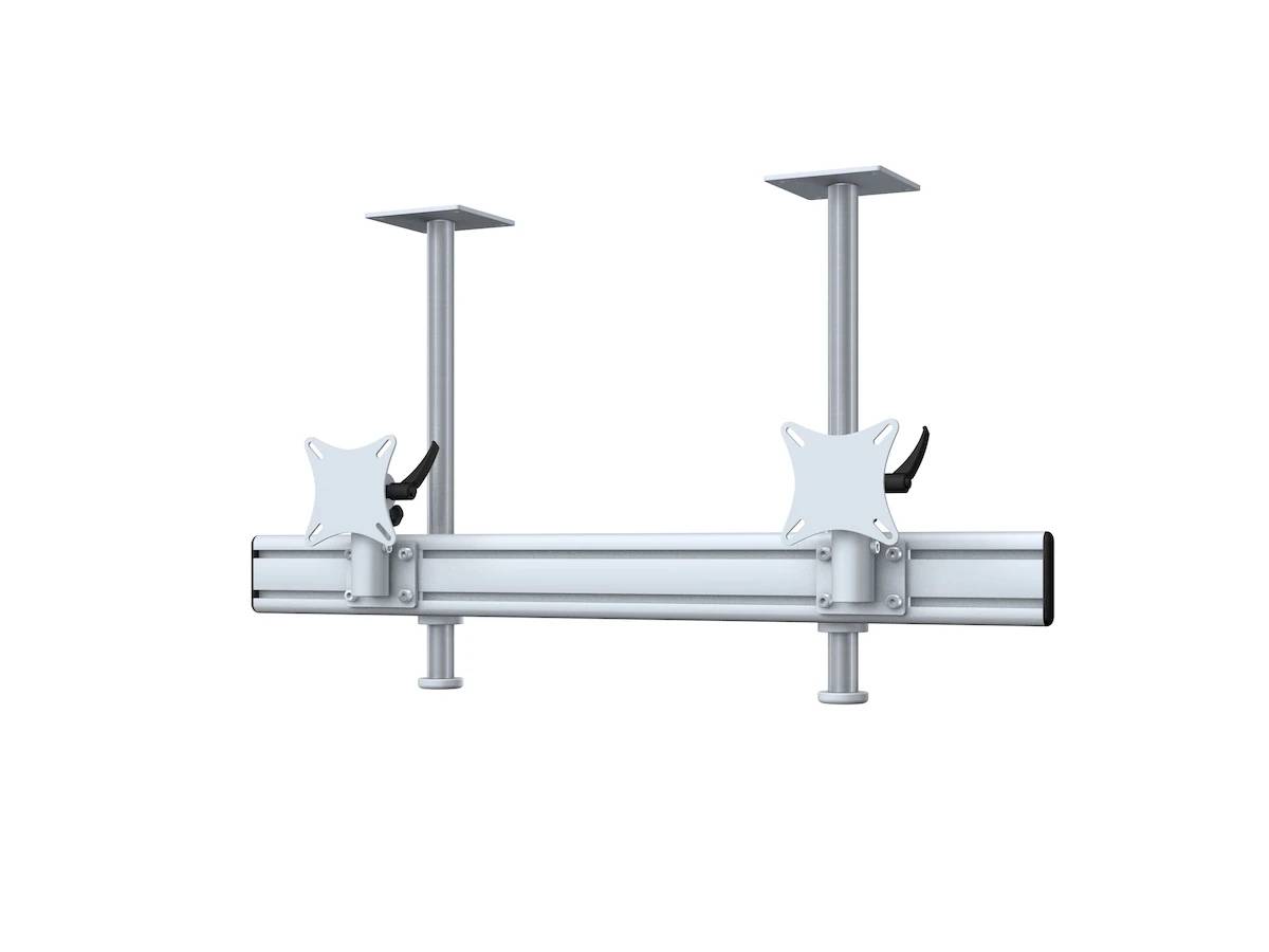 Flat-System Monitorhalter Decke für 2 Monitore 2er - 25''-32"