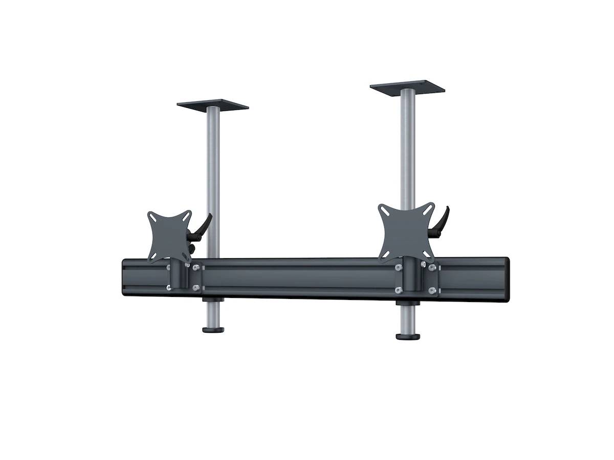 Flat-System Monitorhalter Decke für 2 Monitore 2er - 25''-32"