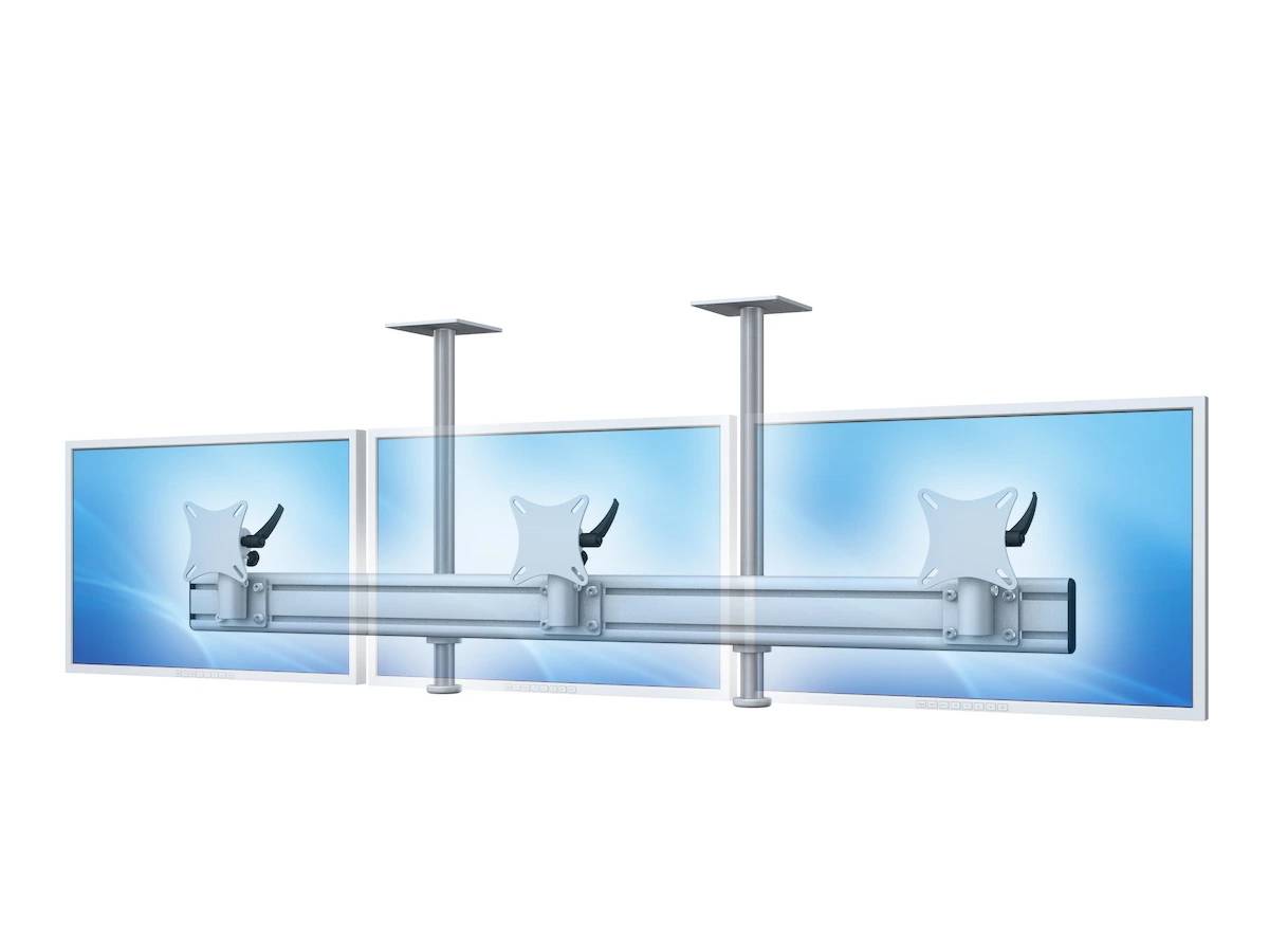 Flat-System Monitorhalter Decke für 3 Monitore 3er - 25''-32"