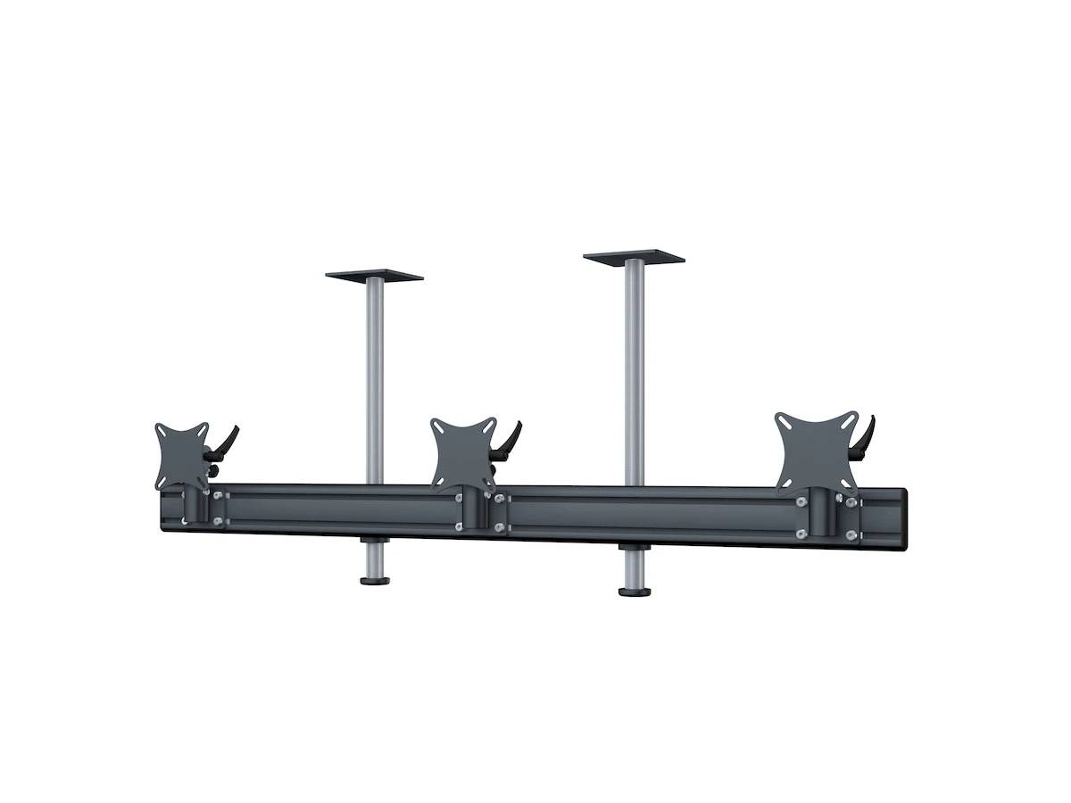 Flat-System Monitorhalter Decke für 3 Monitore 3er - 25''-32"