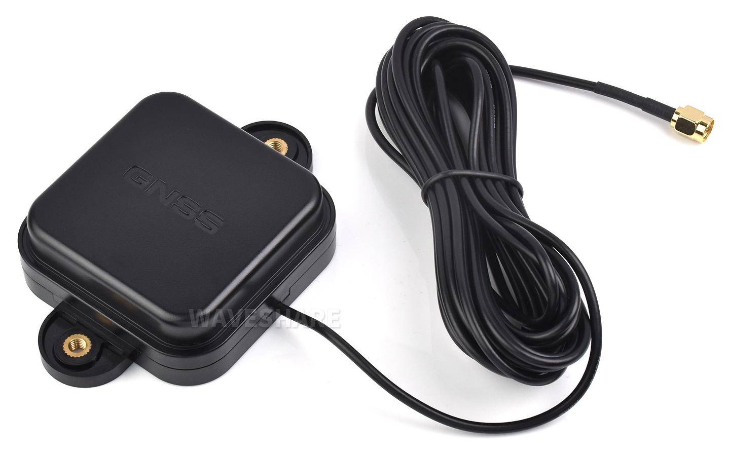 Waveshare GNSS Antenne aktiv, L1 L2 L5, 40dB LNA, SMA-J, RG174 5m, Magnetfuß, 3-18V