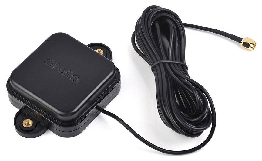 Waveshare GNSS Antenne aktiv, L1 L2 L5, 40dB LNA, SMA-J, RG174 5m, Magnetfuß, 3-18V