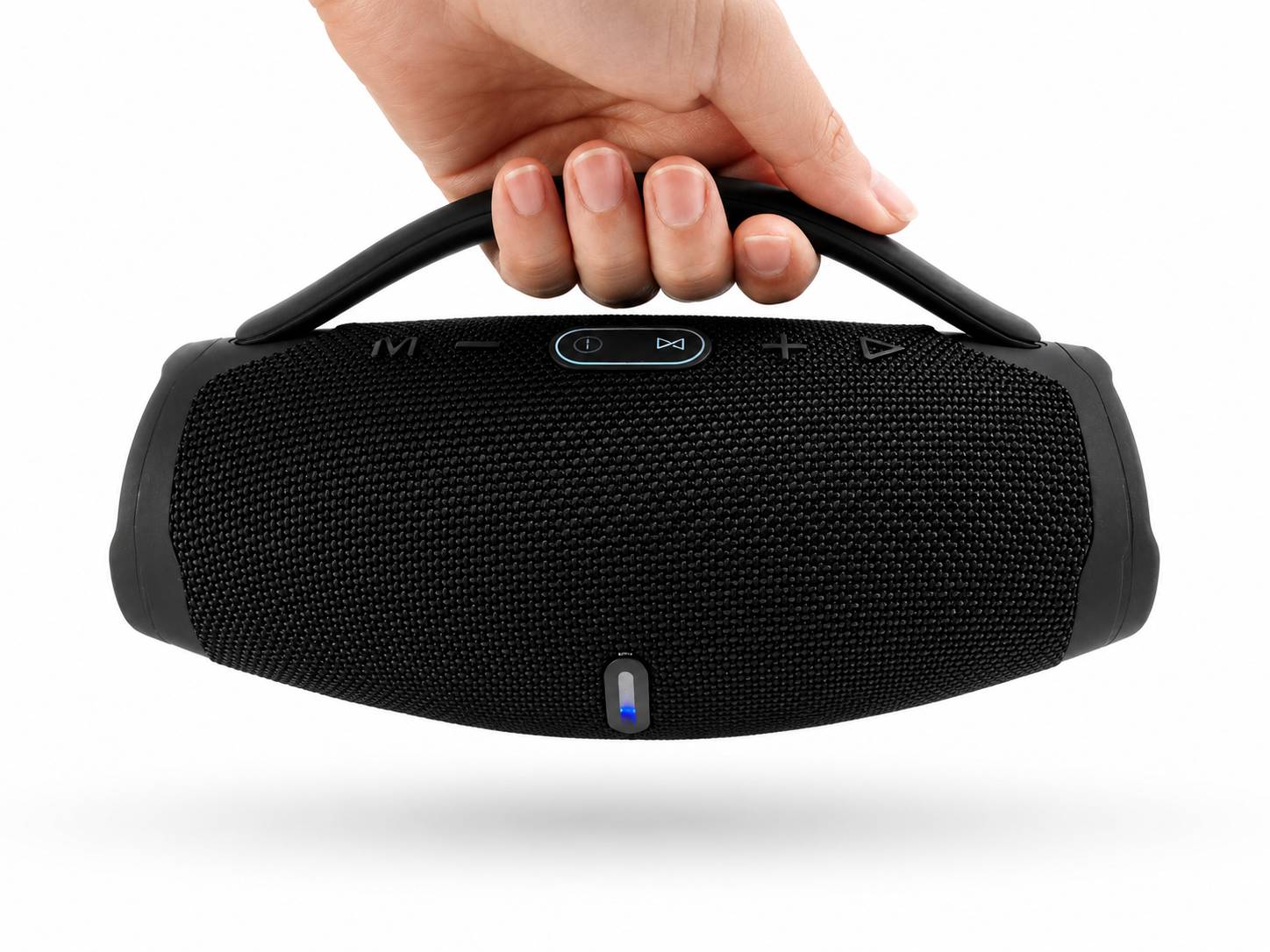 JTC-24 Mini Bluetooth LED BoomBox10 mit LED Farblichtern, 10W Stereo, USB, AUX, microSD