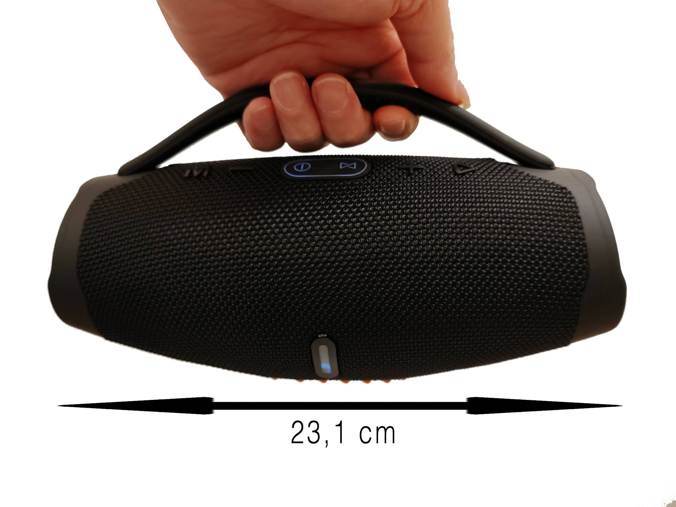 JTC-24 Mini Bluetooth LED BoomBox10 mit LED Farblichtern, 10W Stereo, USB, AUX, microSD