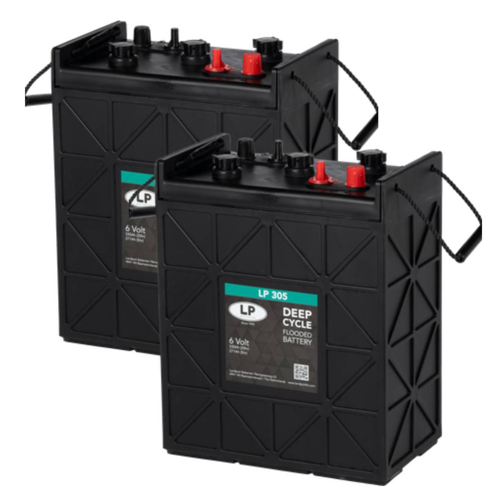 2x Landport LP 305 Batterie 12V 330Ah Set | Ersatz für Trojan J305