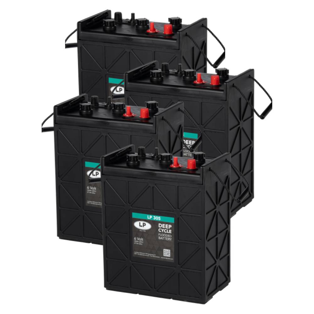 2x Landport LP 305 Batterie 12V 330Ah Set | Ersatz für Trojan J305