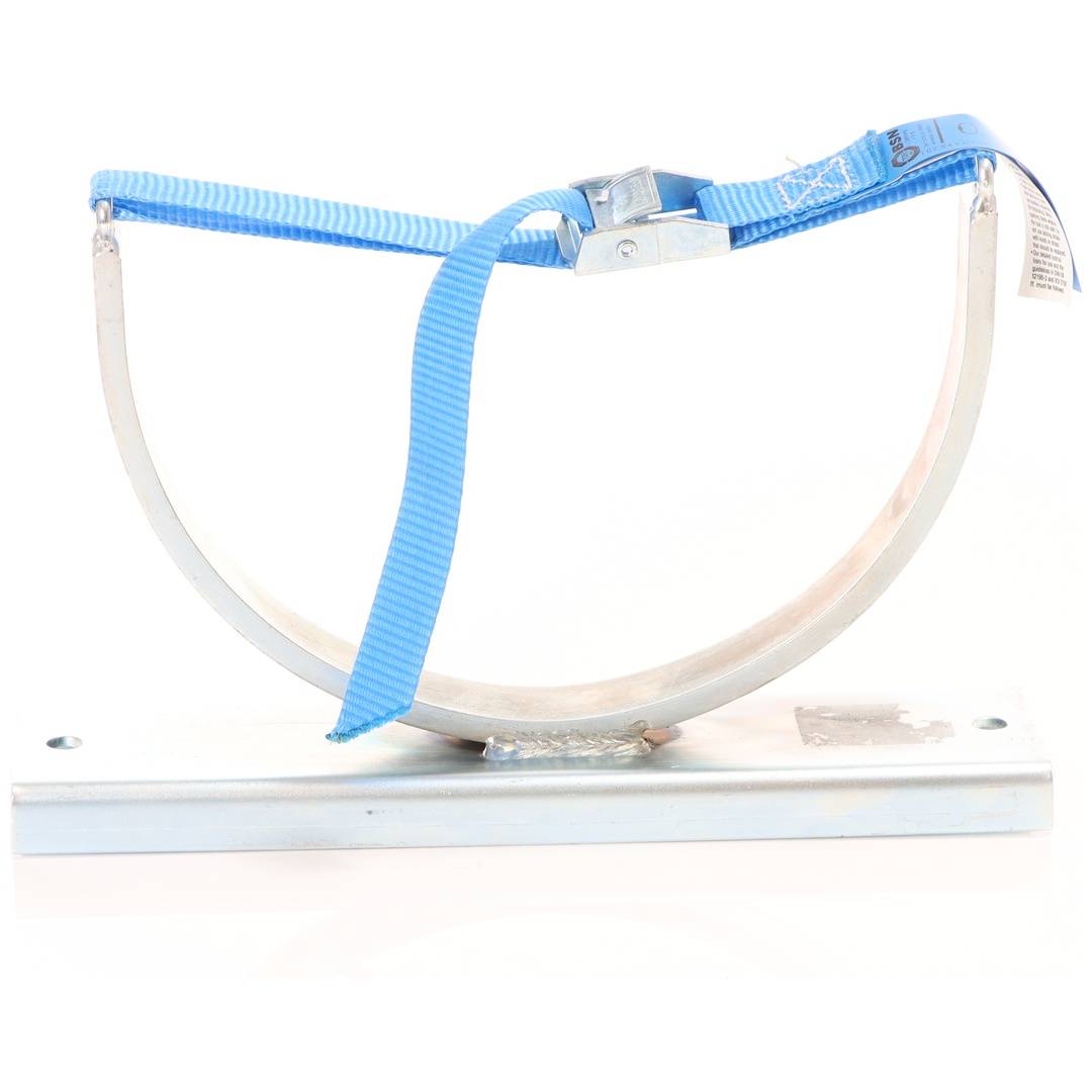 ELMAG Gasflaschenwandhalterung mit Spanngurt, für 1 Flasche Ø 230mm, passend für 20/40/50 lt. Fl.
