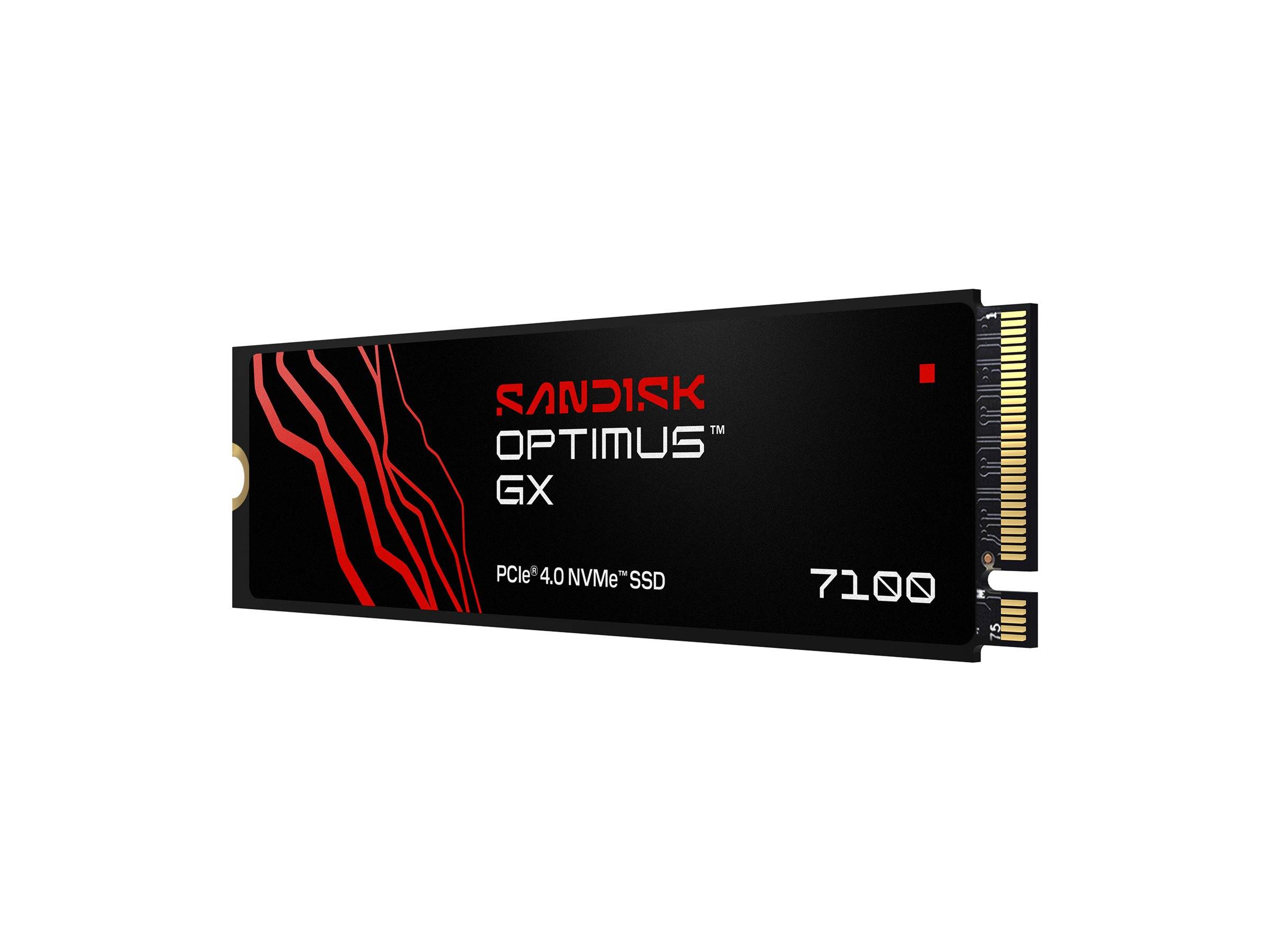 SanDisk Optimus GX 7100 - SSD - 1 TB - intern - M.2 2280 - PCIe 4.0 x4