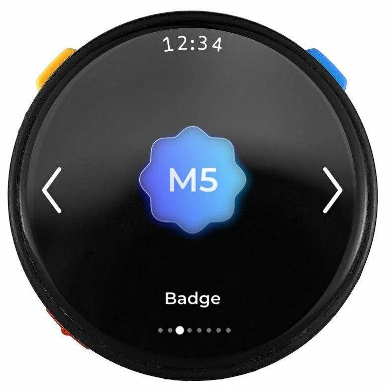 M5Stack StopWatch Dev Kit ESP32-S3R8, 1,75 Zoll AMOLED 466x466 Touch, 16MB Flash, 8MB PSRAM, 450mAh