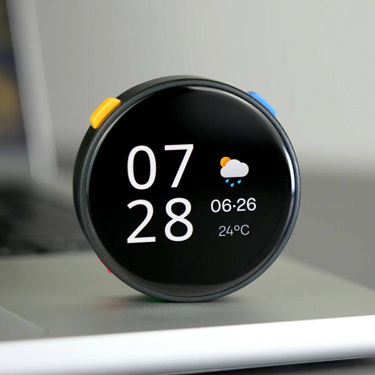 M5Stack StopWatch Dev Kit ESP32-S3R8, 1,75 Zoll AMOLED 466x466 Touch, 16MB Flash, 8MB PSRAM, 450mAh