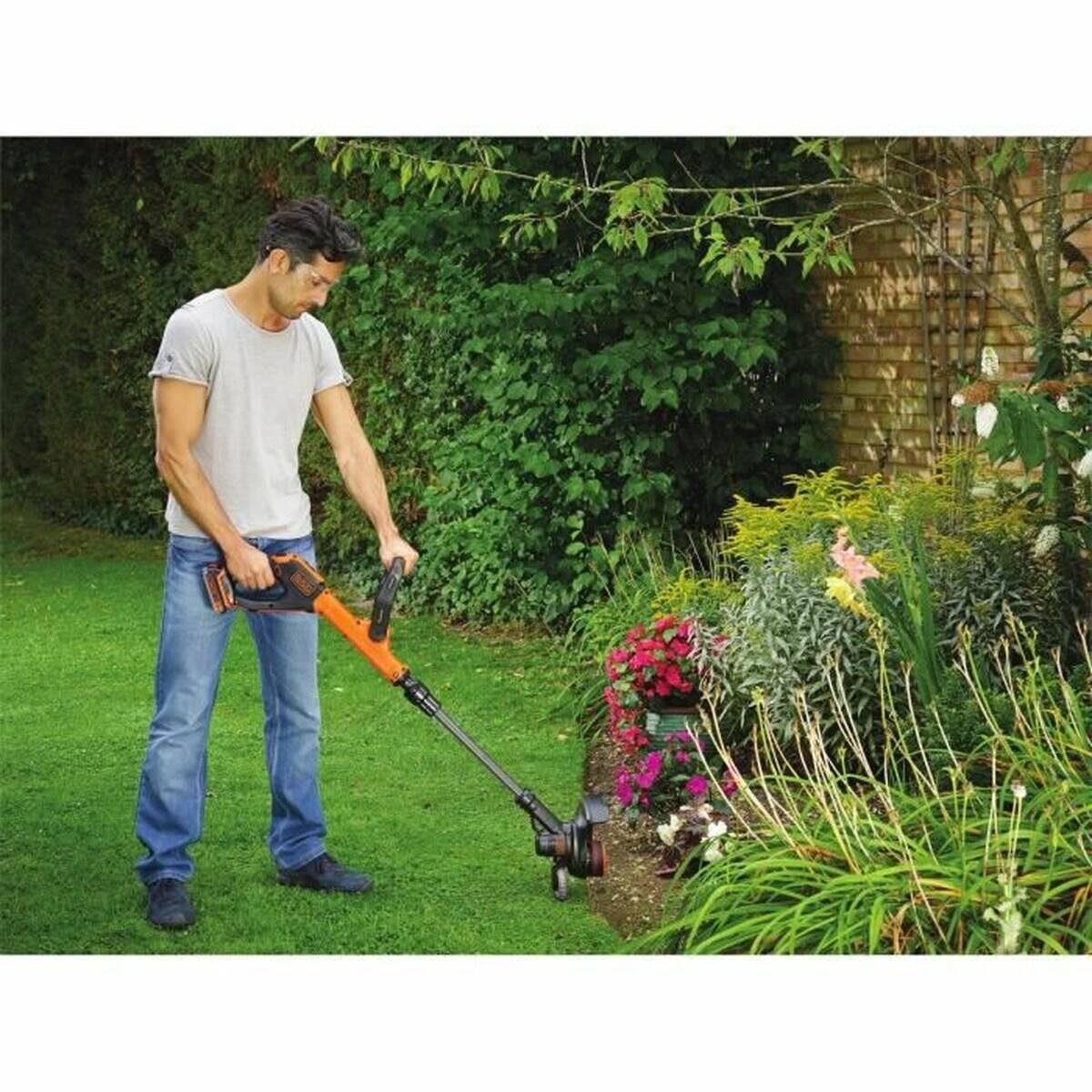 Akku-Rasentrimmer STC1820EPC, 18Volt (orange/schwarz, Li-Ionen Akku 2,0Ah)
