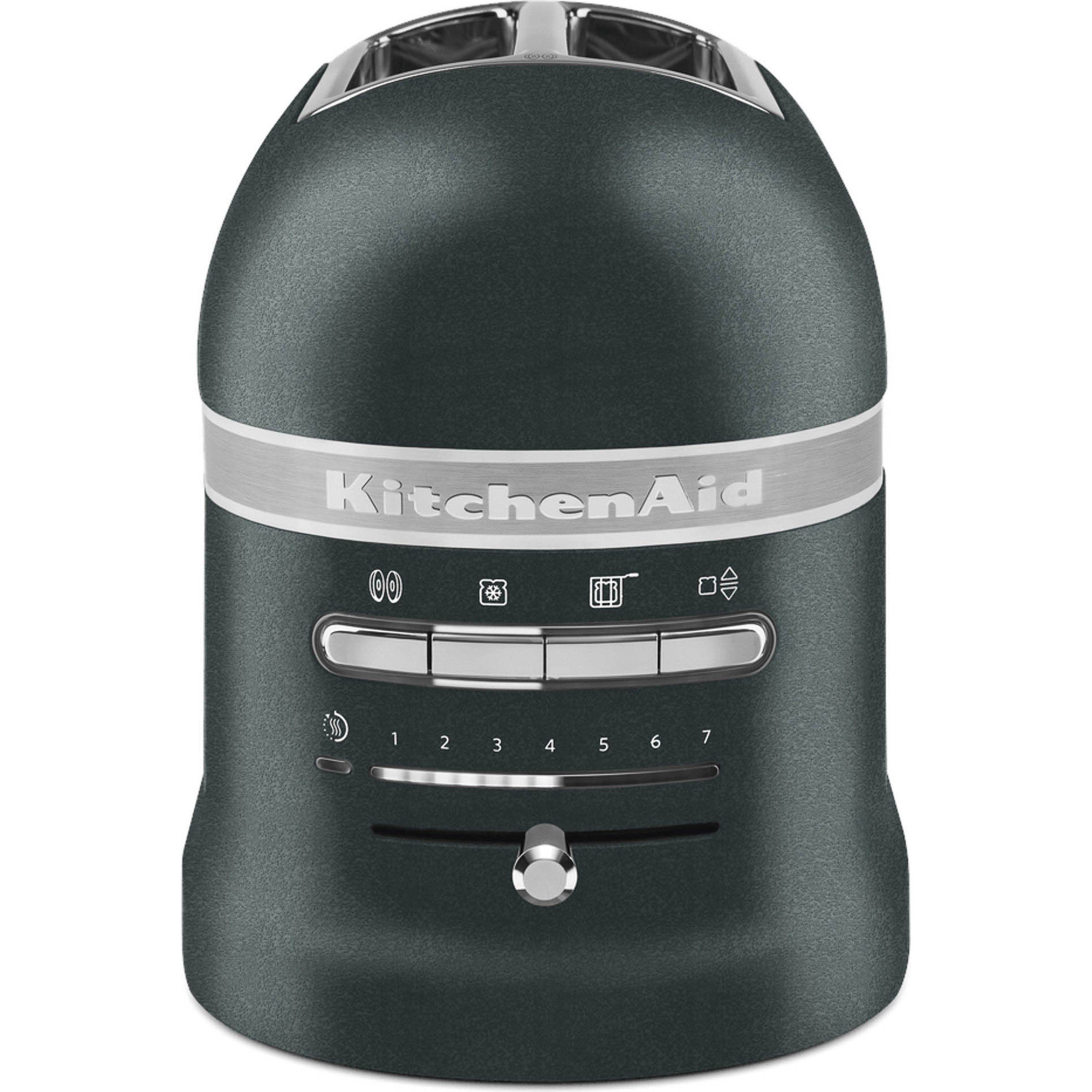 KitchenAid 5KMT2204EPP, 2 Scheibe(n), Kies, Edelstahl, Metall, PEBBLED PALM, Tasten, Niveau, 1250 W
