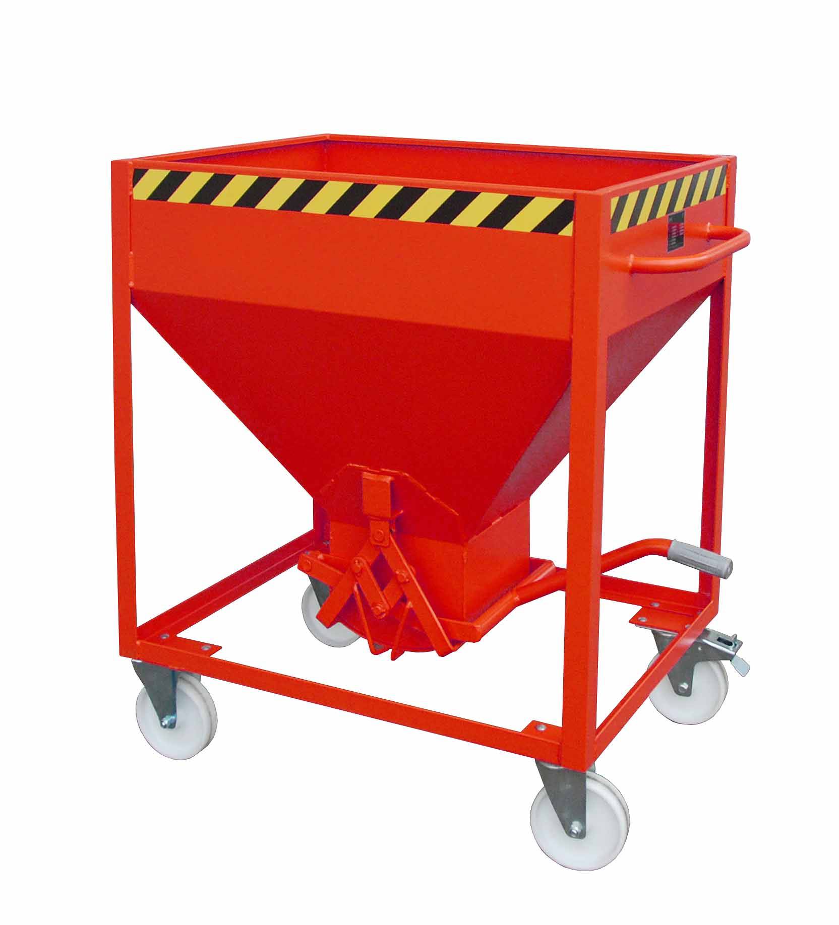 Silobehälter Schüttgutbehälter Typ SR 600, 600Liter, 1150x780x1600mm, Verzinkt