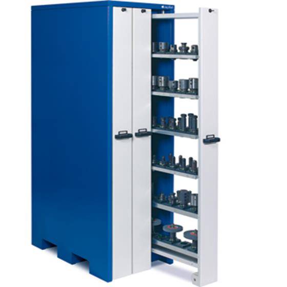Werkzeugschrank Set f. Zerspanungswerkzeuge, WKS 023 Set Z, 3xVertikalauszüge, 18xWerkzeugh. WKH403