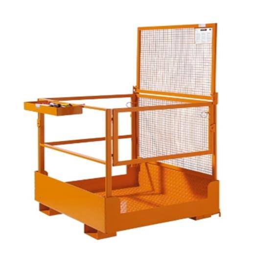 Arbeitsbühne, B1200xT1090xH1980mm, Faltbare Ausführung, ohne Rollen, TÜV-geprüft