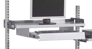 Tastaturauszug mit Mausablage für ERGO-Packtische/Arbeitstische
