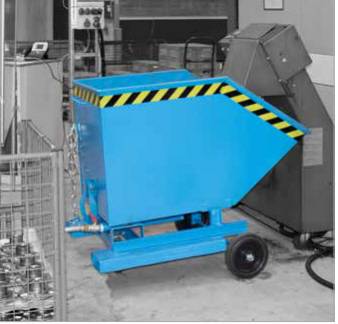 Kastenwagen-Typ-SKW-ET-400, 400L, 1395x1070x1220mm, Traglast 300kg, Grau