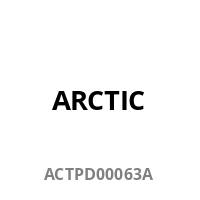 Weiße Beschriftung mit fetten 'ARCTIC' darüber und kleinerer grauer Code 'ACTPD00063A' darunter.