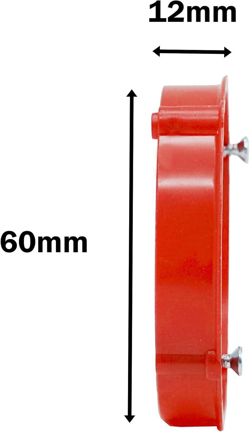 5 Stück 12mm Putzausgleichsring Ø 60mm für Unterputz Schalter/Steckdosen