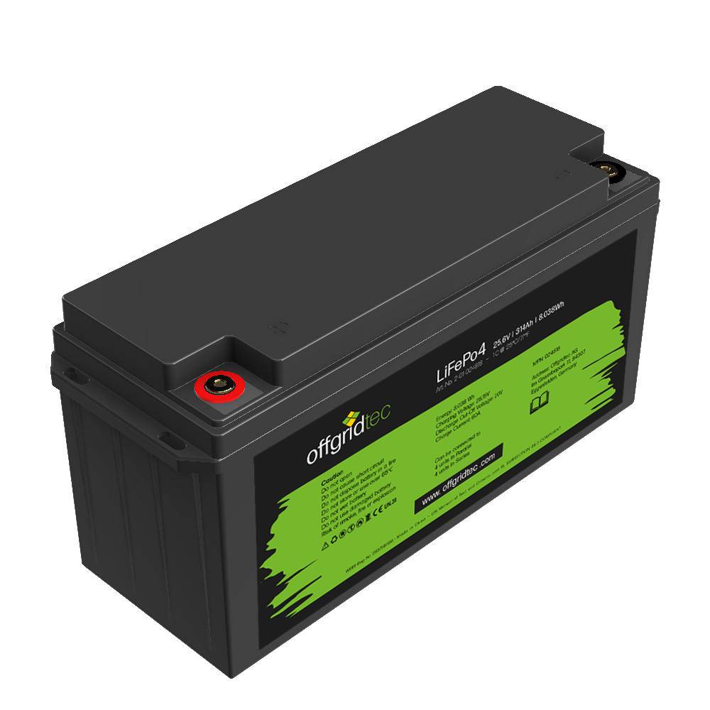 Offgridtec LifePo4 Akku 25,6/300 25,6V 314Ah BMS integriert 8038Wh