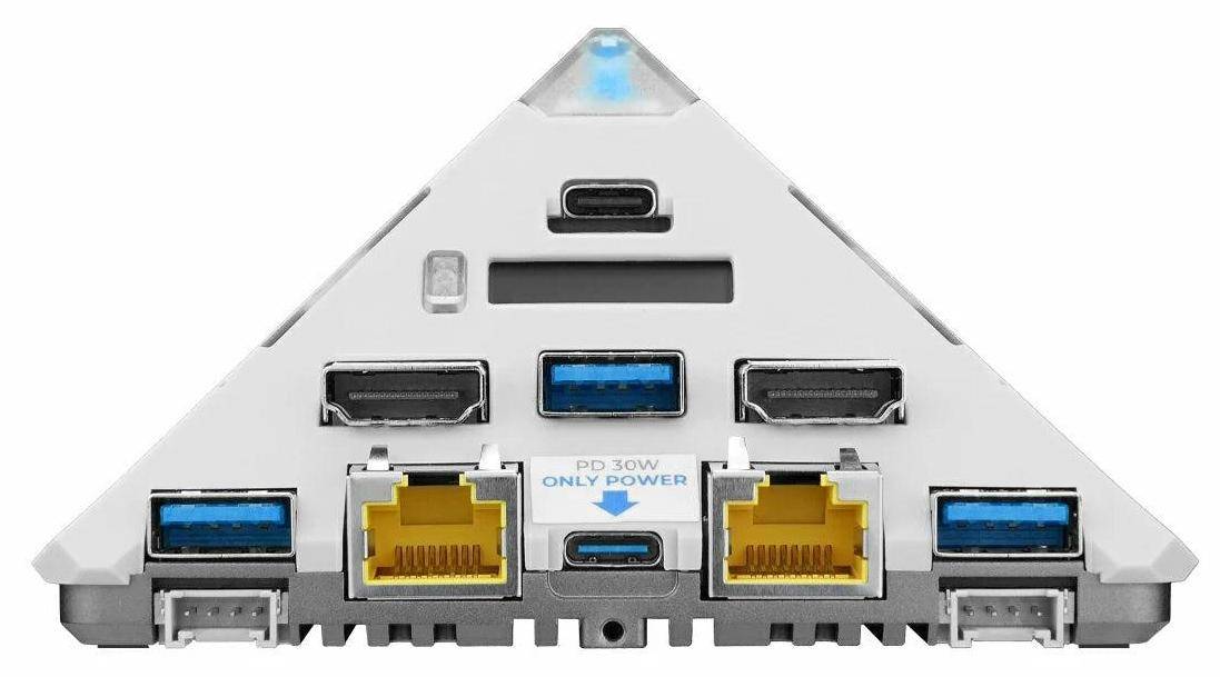M5Stack AI Pyramid-Pro AX8850, 8GB LPDDR4x, 32GB eMMC, 24 TOPS NPU, H.264 H.265, Dual-HDMI 2.0, 27W