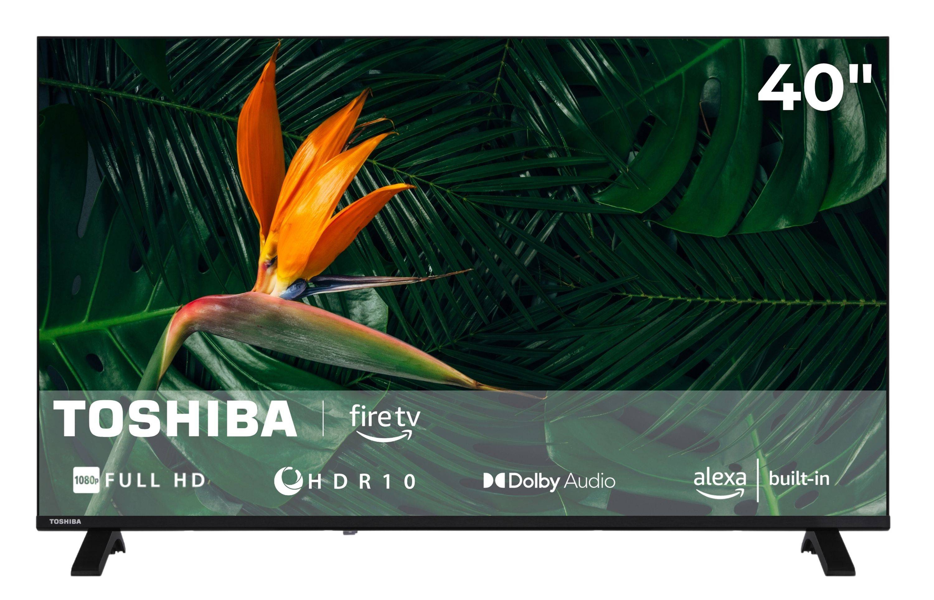 Toshiba 40LF2663DAZ Fire TV 40 Zoll Fernseher Full HD Smart TV HDR Triple-Tuner Alexa Built-In