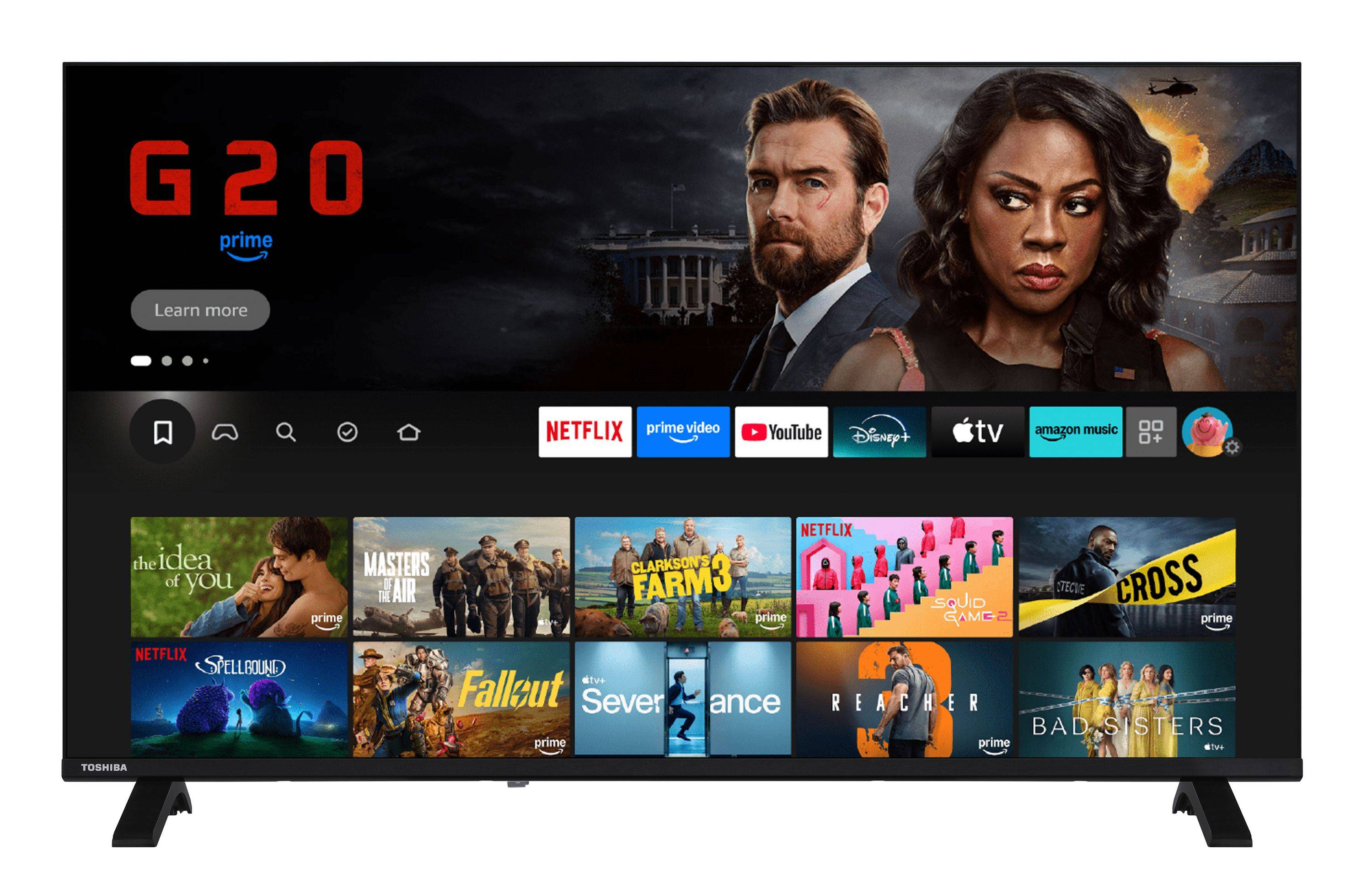 Toshiba 40LF2663DAZ Fire TV 40 Zoll Fernseher Full HD Smart TV HDR Triple-Tuner Alexa Built-In