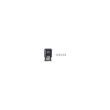 COLOP Ziffernstempel Mini-Folio S 126, 6-stellig, schwarz