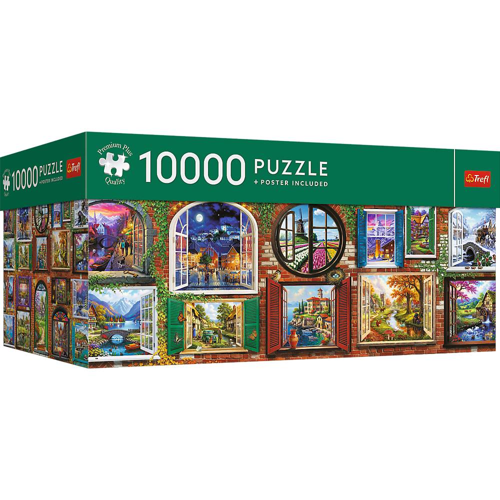 Trefl, Fenster der Jahreszeiten, 10000 Teile Puzzles
