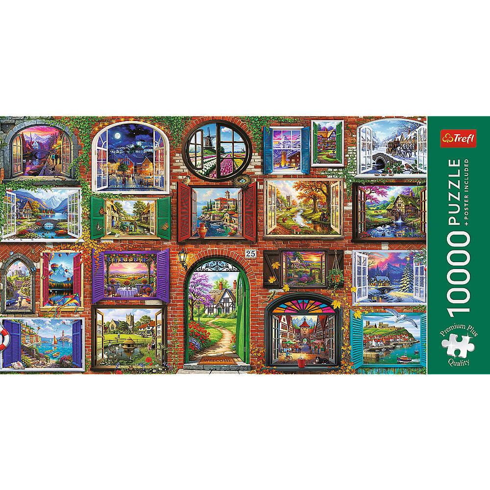 Trefl, Fenster der Jahreszeiten, 10000 Teile Puzzles