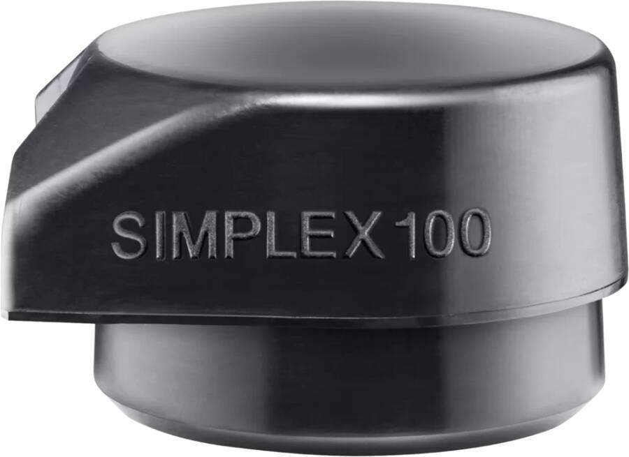 Ersatzschlageinsätze für SIMPLEX-Hammer 3202.200 Farbe schwarz (mit Standfuß) Typ mittelhart Kopf-Ø 100 mm Einsatz dämpf